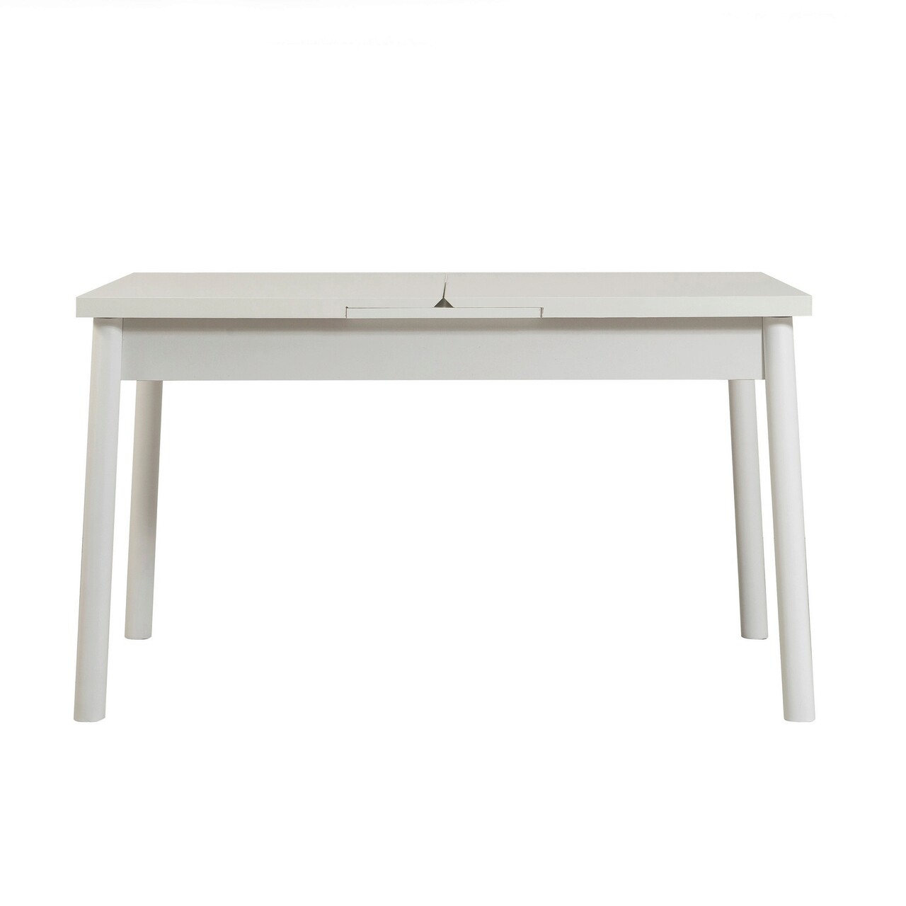 Masa extensibila, Hanah Home, Santiago Masa White, 120x77x75 cm, Alb - imagine 7